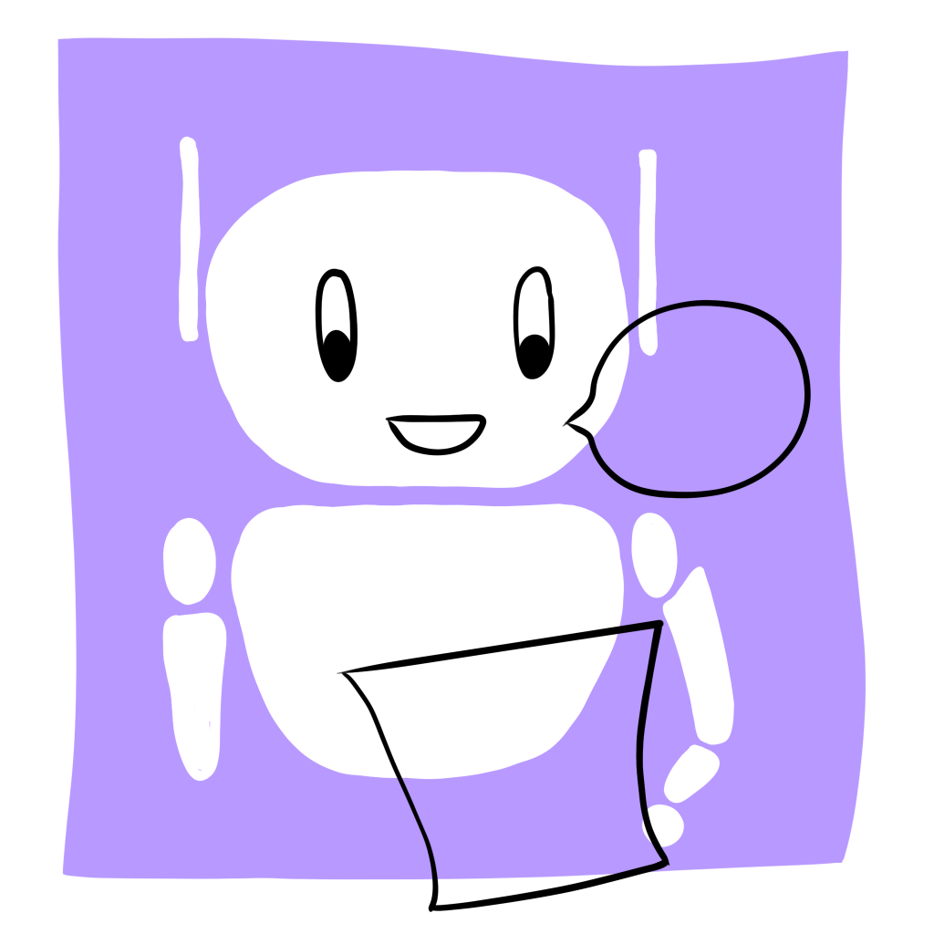 Screenplay radio robot illustration